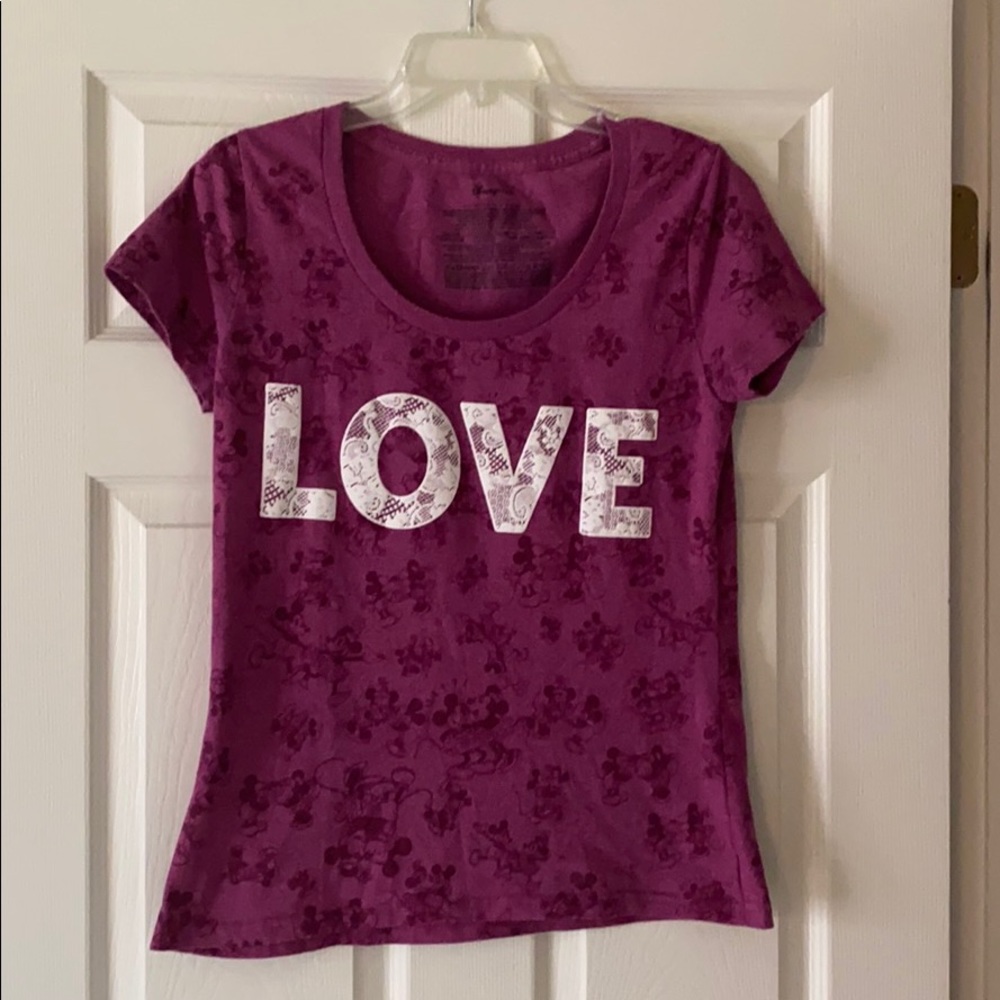 Mickey and Minnie Mouse LOVE T-Shirt
